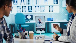 Explaining why telehealth is needed.